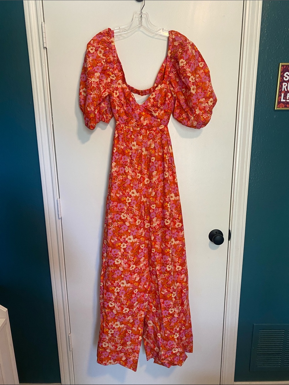 NWT Free People Floral Jumpsuit